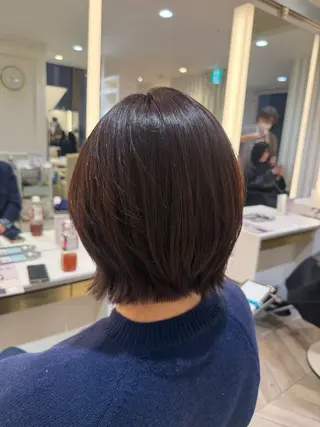 ショート カラー 髪質改善/艶カラー 🐬Rino🌙のヘアスタイル