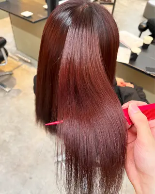 セミロング カラー kanato🇰🇷 【札幌韓国ヘア】のヘアスタイル