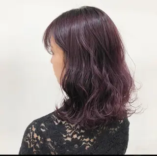 セミロング カラー ヘアアレンジ 🌻Insta指名 NO.1🌻Shoのヘアスタイル