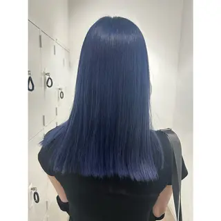 セミロング カラー 6Dエクステ/シール エクステ/かんなのヘアスタイル