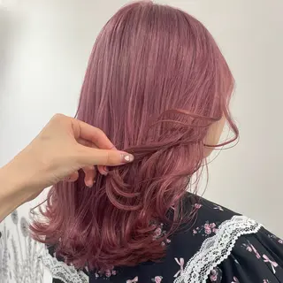 ミディアム 🎟暖色カラー /アレンジ🎀くるみのヘアスタイル