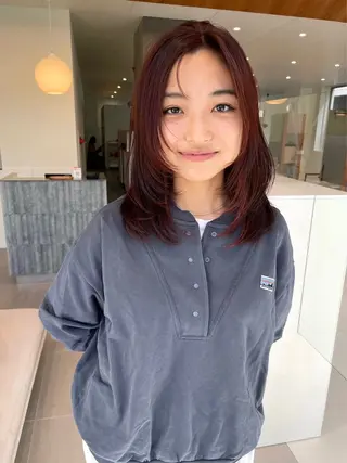 セミロング カラー 🪽透明感color /Shizuki🪽のヘアスタイル