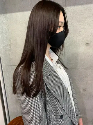 セミロング オシャレ髪✔️ 店長オオキアキヒロのヘアスタイル