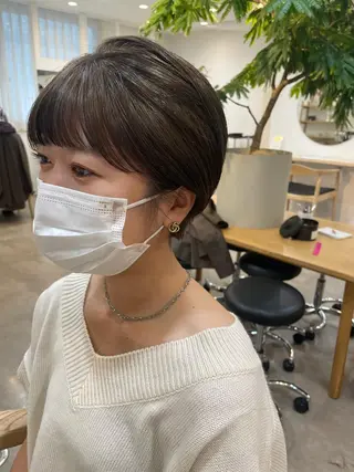 ショート 大迫 江梨のヘアスタイル