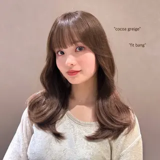 セミロング ミディアムヘア Chifumiのヘアスタイル