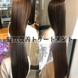 ロング 髪質改善&ブリーチ 伊勢 祐一郎のヘアスタイル