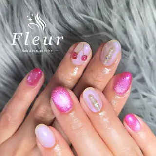ネイル nail&eye ♡Fleur♡のネイルデザイン