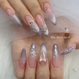 ネイル HANA 長さだしのネイルデザイン