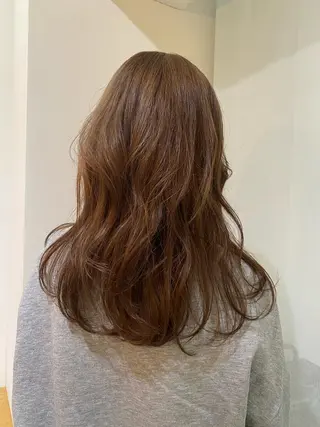 ロング 🎀透明感× 暖色カラーつな🎀のヘアスタイル