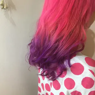 ロング カラー 髪質改善 頭身浴/ 中田のヘアスタイル