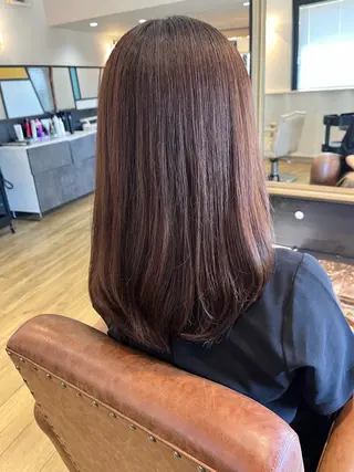 ロング 上坪 あずさのヘアスタイル