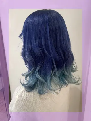 セミロング カラー ヘアアレンジ ブリーチ♡メンズ マッシュ♡MIUのヘアスタイル