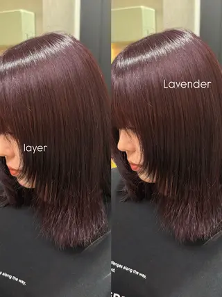 ミディアム カラー 🪐美髪✖️艶カラー 加野彩果🪐のヘアスタイル