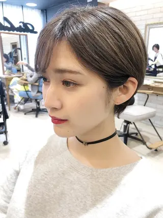 ショート フラミューム 伊勢崎のヘアスタイル