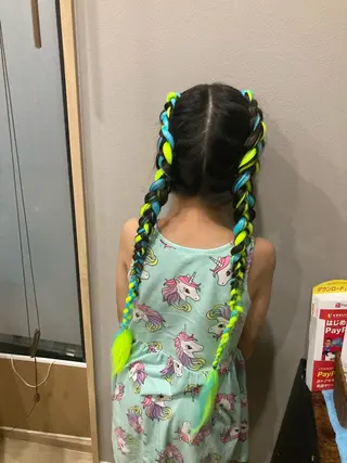 ヘアアレンジ キッズ Hair room Leaのヘアスタイル