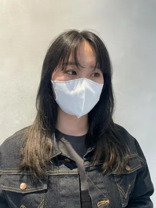 ロング カラー 若林 良のヘアスタイル