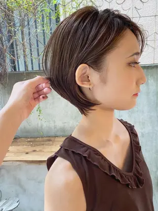 ショート カラー 小顔ショート✁ ⁂Yukari⁂のヘアスタイル