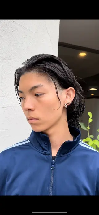 ロング パーマ メンズ 年間2000名担当◎ パーマ職人/仲原佑樹のヘアスタイル