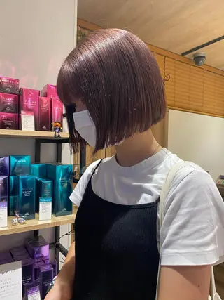 ショート カラー パーマ指名No1 /namiのヘアスタイル