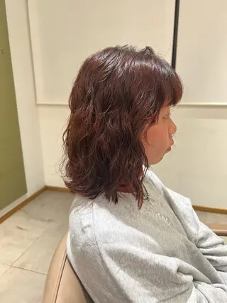 ミディアム パーマ メンズカット /パーマ🍀田畑玖音のヘアスタイル