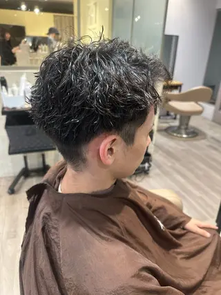 パーマ メンズ hair＆make EARTH センター南店所属・メンズ特化🌈 石原衛志🌈のヘアスタイル