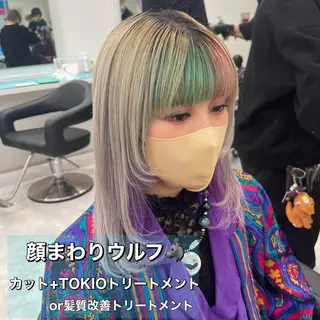 セミロング カラー silly所属・レイヤーカットモデル 募集中　ukaのヘアスタイル