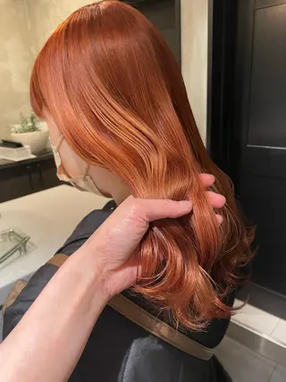 セミロング カラー classic 新横浜所属・大人girly🛋️ 🤍yukakoのヘアスタイル