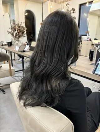 ロング カラー 暗髪/艶カラー /yaekaのヘアスタイル