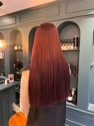 ロング カラー 🍊暖色カラー🍊 sakuraのヘアスタイル