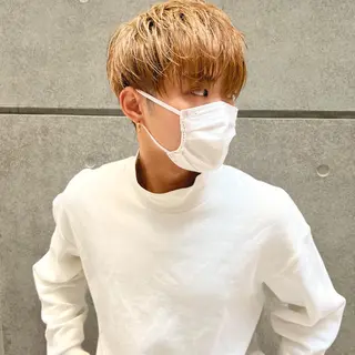 ショート カラー メンズ メンズカット曲がる 縮毛矯正佐々木タクマのヘアスタイル