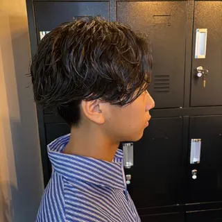 メンズ 🫟メンズパーマモデ ル募集中🫟✂藤原のヘアスタイル