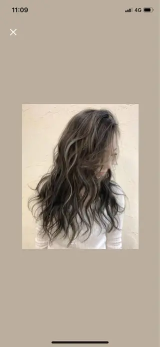 ロング 韓国レイヤー外国人風 透明感カラー髪質改善のヘアスタイル