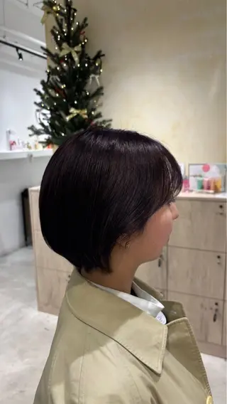 ショート カラー 石橋 華のヘアスタイル
