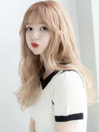 セミロング POCKET大宮所属・韓国カット/新保 辰明/大宮美容室のヘアスタイル