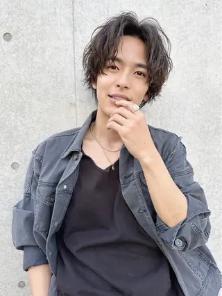 パーマ メンズ クラシックスタイル 💈鈴木洵誠のヘアスタイル