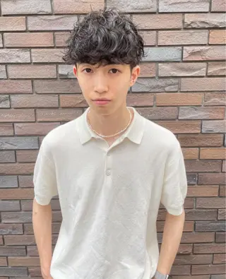 セミロング 渋谷 ミモザワークス タニグチヨシユキのヘアスタイル