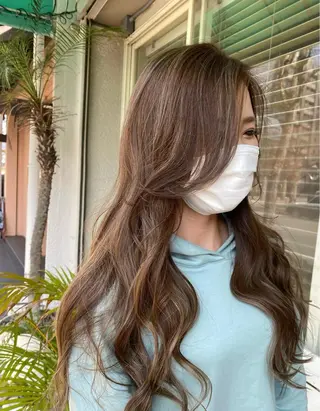 ロング 西元 亜由美のヘアスタイル