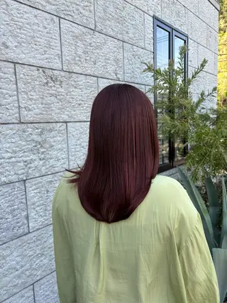 ミディアム カラー レシェル桑名店所属・レシェル桑名店 RINAのヘアスタイル