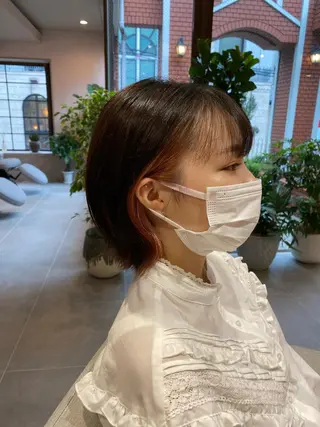 ショート カラー nagisa /縮毛矯正のヘアスタイル