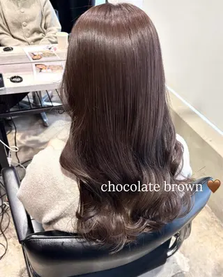 ロング カラー 韓国風レイヤーカット 🍒サンジキ アカリのヘアスタイル