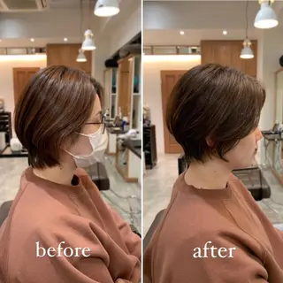 ショート カラー 中村 研介のヘアスタイル