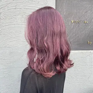 セミロング カラー 馬場 瑞穂のヘアスタイル