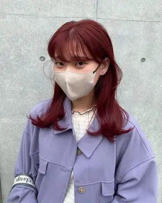 ミディアム カラー 村田 りょうやのヘアスタイル