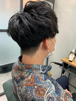 ショート パーマ メンズ 【S.BROOM】 店長　西川徹のヘアスタイル