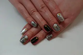 セミロング ネイル nail salon Blancのネイルデザイン