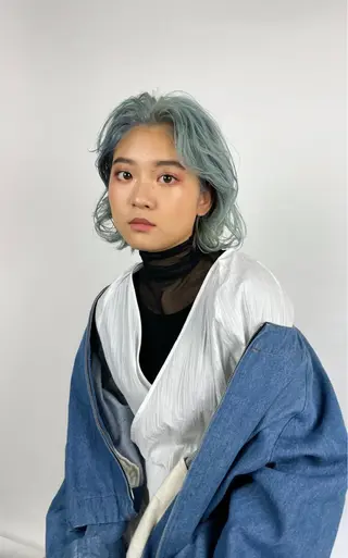 ショート カラー CiNEMA daikanyama所属・透明感カラー🫧 今泉健太のヘアスタイル