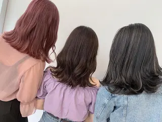 ミディアム カラー 髪質改善land千葉所属・阿部 圭悟のヘアスタイル