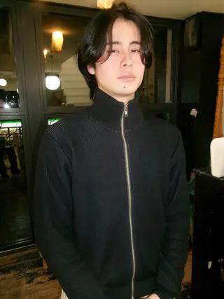 ミディアム メンズ 早川 豪のヘアスタイル