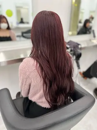 セミロング カラー ヘアアレンジ 愛されカラー🩷 はるなのヘアスタイル