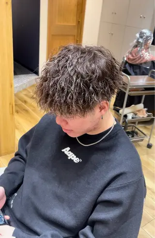 パーマ メンズ fizelleあべのルシアス所属・fizelle阿倍野 ゆーしんのヘアスタイル